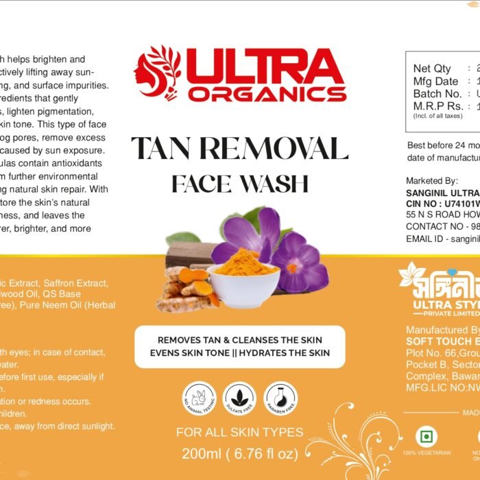 TAN REMOVAL FACE WASH