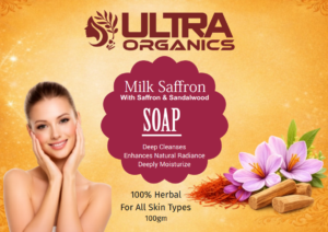Milk Saffron Soap | With Saffron & Sandalwood