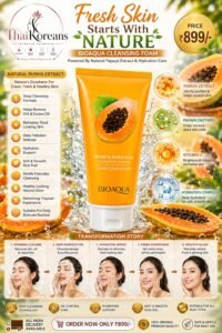 🍃 BIOAQUA CLEANSING FOAM – Freshness You Can Feel