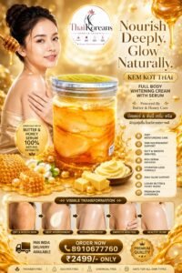 KEM KOT THAI Full Body Cream With Serum — a premium body care formula designed to help your skin feel:
